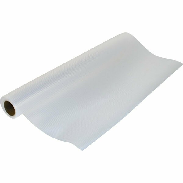 Con-Tact Brand 20 In. x 4 Ft. Premium Clear Ribbed Non-Adhesive Shelf Liner 04F-C8P01-01